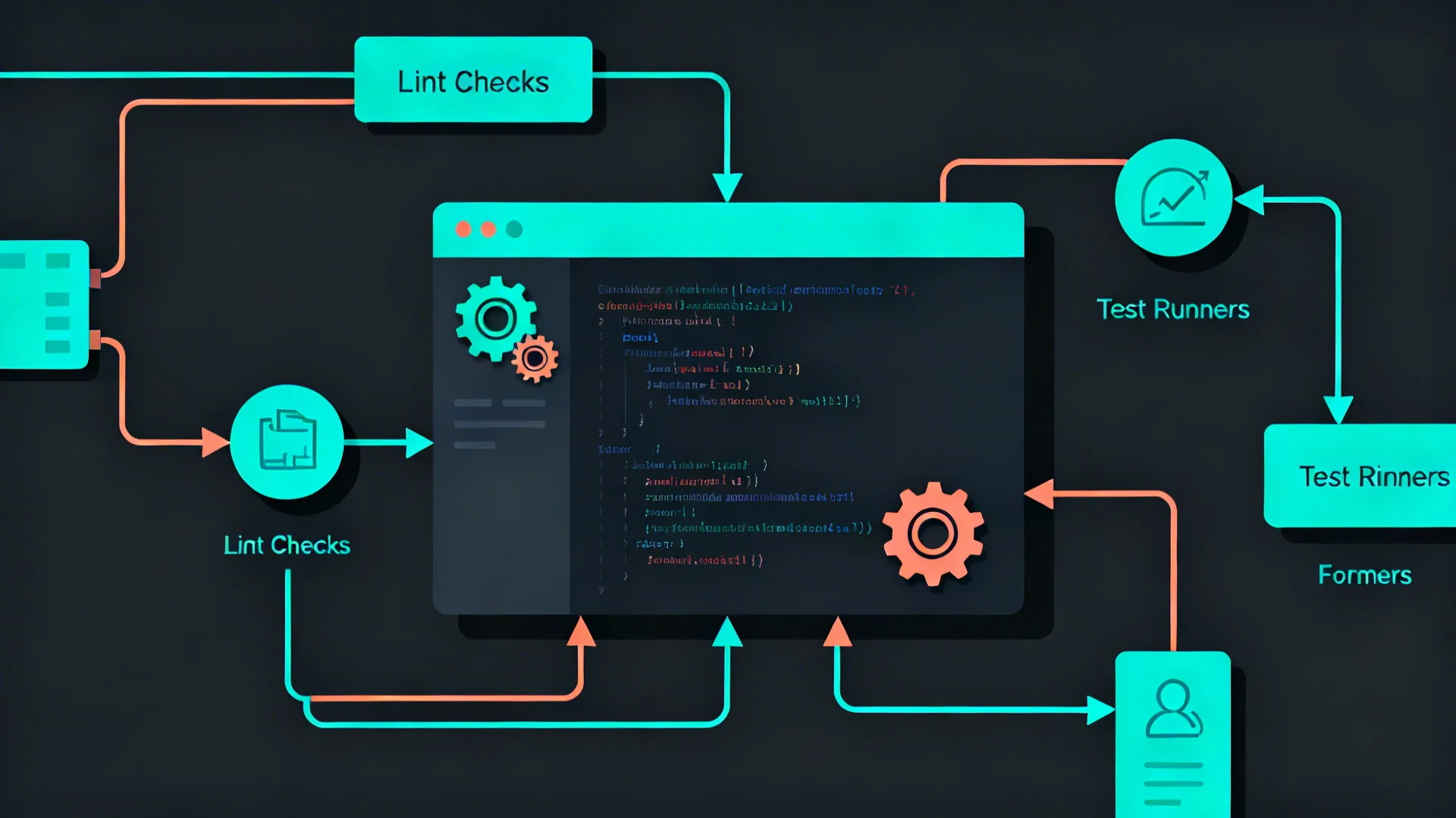 Hooks 설정 화면에서 파일 편집 후 자동 린팅이 실행되는 워크플로우